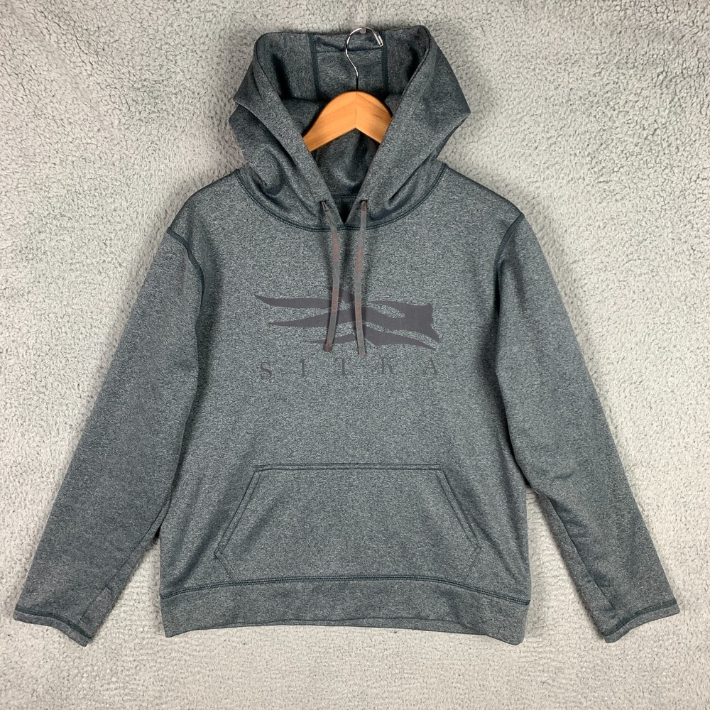 Simms Men's Dark Gray Performance Hoodie Sweatshirt